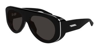Bottega Veneta BV1362S 001 Mens Sunglasses Black Size 58