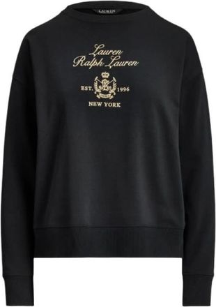 Ralph Lauren Hoodies & sweatvesten, Dames, Zwart, XL, Katoen, Sweatshirt