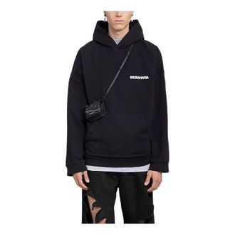 Balenciaga Turn Hoodie Wide Fit Black 674986TLVB49034