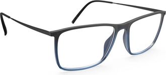 Silhouette Illusion Lite Fullrim 2944 Zonnebril - Heren - Brillen - Zwart - 55 MM - Accessoires