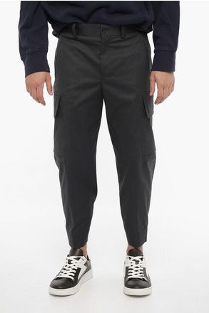 Neil Barrett Loose-Fit Cargo Trousers FIREMAN With Ankle Button size 50