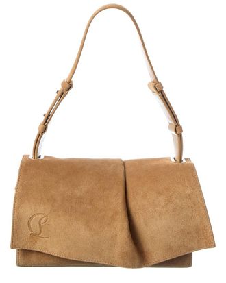 Christian Louboutin Baggy Small Suede Shoulder Bag