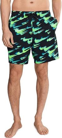 Nike Breaker Print 7 Volley Mens Swimwear Volt : 2XL, Polyester/Spandex