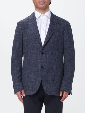 Lardini Blazer a monopetto in lana lino e seta