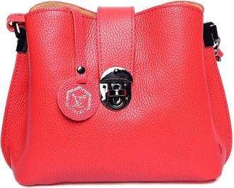 Luisa Vannini Rood Rundleer Tas