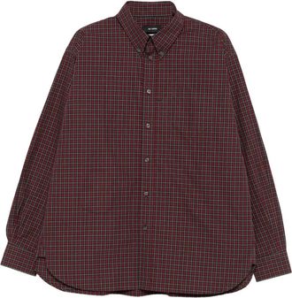 Willy Chavarria Veterano Shirt - Heren - Casual Overhemden - Rood - XL - Overhemden