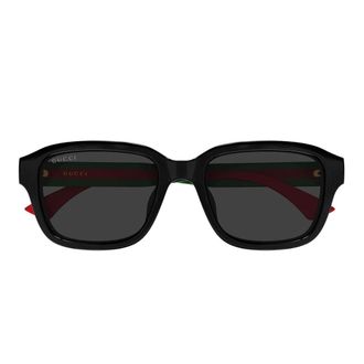 Gucci Sunglasses, unisex, Black, Size: 55 MM Square Sunglasses
