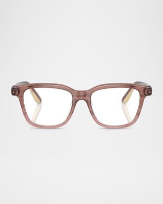 Brunello Cucinelli BC3013 Acetate Pillow Blue Blocking Glasses