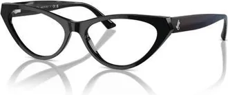Jimmy Choo London 55mm Cat Eye optical glasses in Black at Nordstrom