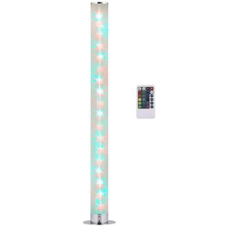 HOMCOM RGB Floor Lamps LED Corner Lamp with Remote Control Mood Lighting | TJ Hughes