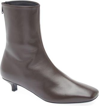 Toteme Day Kitten Heel Bootie in Brown at Nordstrom, Size 10Us