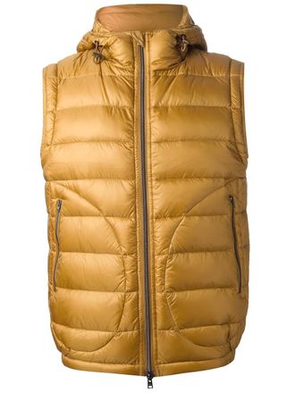 Herno padded gilet - Giallo
