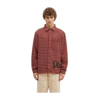Pleasures Heren, Overhemden, Rood, Maat: L Wol