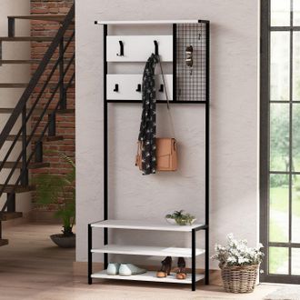 GFW Shifnal Hallway Storage Unit in White
