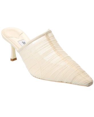Jimmy Choo London Lotta 65 Ruched Tulle Mule