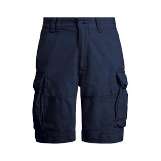 Polo Ralph Lauren Blauwe Cargo Shorts Relaxte Pasvorm - Heren - Korte Broeken - Blauw - W31 - Katoen - Korte Broeken