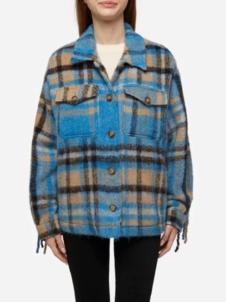 MC2 Saint Barth Woman Overshirt Jacket With Fringes