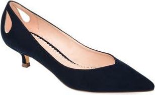 Journee Collection JOURNEE Goldie Kitten Heel Pump in Navy at Nordstrom Rack, Size 6.5