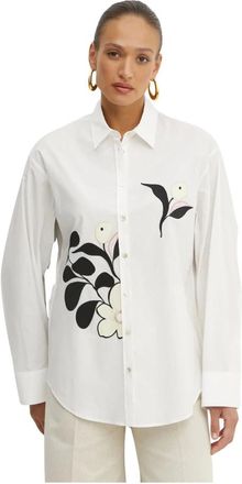 Forte_Forte Mujer, Blusas y Camisas, Blanco, Talla: M