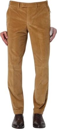 Pantaloni Torino Pantalones Chinos de Pana Entallados - Trousers - Hombre - Beige - 2XL
