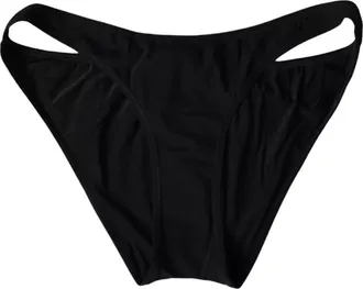 Dolce & Gabbana Black Nylon Swimwear Beachwear Bottom Womens Bikini