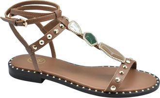 Ash Ash, Schoenen, Dames, Bruin, 36 EU, Leer, Penny Flat Sandal