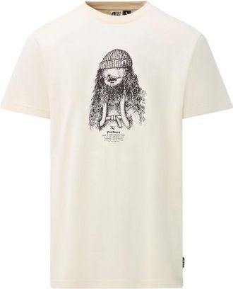 Picture D&S Bearded Tee T-Shirt f&uuml;r Herren | wei&szlig;