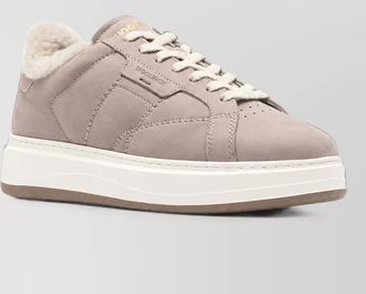 Woolrich leather low-top sneakers