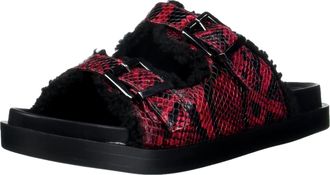 Aerosoles Olivia Slide Sandal Red Snake OLIVIA-634 Womens