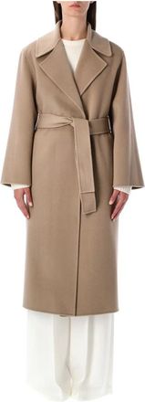 Alberta Ferretti Dames, Mantels, Beige, Maat: 2XS