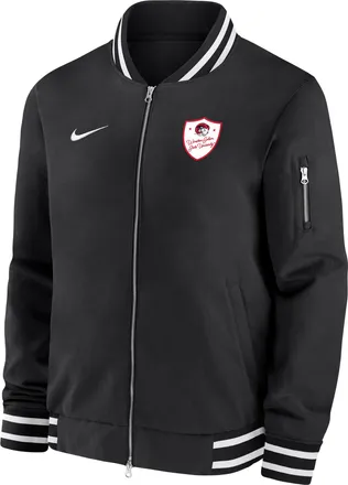 Nike Mens College (Winston-Salem State Rams) Bomber Jacket in Black | M62424WISA26-BLK