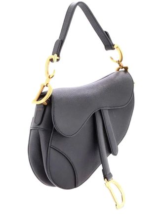 Dior Saddle Handbag Leather Mini shoulder bag - Black