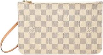Louis Vuitton Pre-owned Damier Azur Pouch - - Pre-owned - Donna - Beige - ONE SIZE