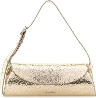 Jil Sander Golden Cannolo Small Shoulder Bag