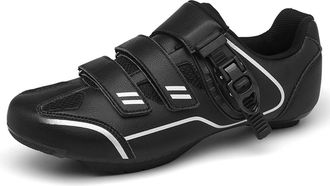 Generic Mens Cycling Shoes Compatible with Pelaton - Multifunctional Stylish Road Mountain Cycling Shoes for Men Women (Black Mountain,10.5)