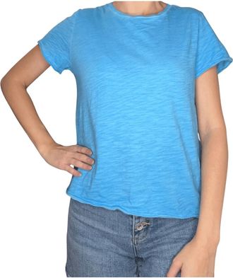 Elliott Lauren Raw Edge Surf Tee In Marine