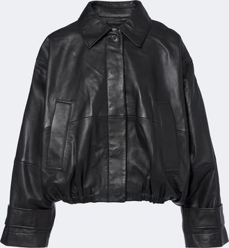 R&oacute;he R&oacute;he Leather blouson jacket