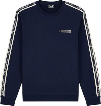 Emporio Armani Emporio Armani Ea7, Heren, Sweatshirts & Hoodies, Blauw, Maat: M Katoen