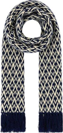 Valentino Garavani Embroidered Wool Toute La V Scarf - Heren - Wintersjaals - Veelkleurig - ONE Size - Wol - Accessoires