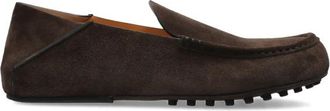 Tod's Su&egrave;de Slipper Loafers - Heren - Loafers - Bruin - 44 EU - Su&egrave;de - Schoenen