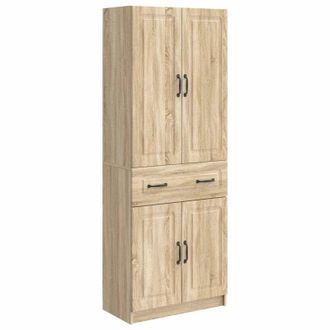 vidaXL Juego De Armarios 2 Uds. Roble Sonoma Madera De Ingenier&iacute;a Vidaxl