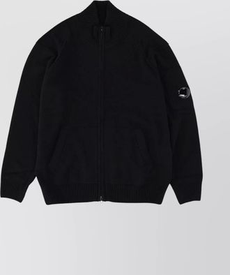 C.P. Company ribbed knit sweater pockets