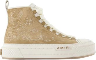 Amiri Western MA Court Hi - Heren - Sneakers - Beige - 40 EU - Denim - Schoenen