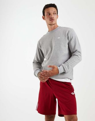 adidas Originals Firebird - Pantaloncini rossi e bianchi-Rosso