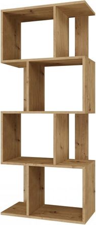 Hucoco Hucoco - Gilda - Librer&iacute;a Modular De Estilo Moderno - Dimensiones 59,5x30x140 Cm - Mueble Separador De Ambientes