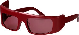 GCDS Stijlvolle zonnebril Gd 0043 - Dames - Zonnebrillen - Rood - 53 MM - Accessoires