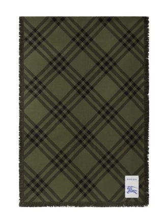 Burberry Geruite sjaal - Groen