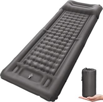 OEM Colch&oacute;n Ultraligero Con Bomba Integrada, Color Gris