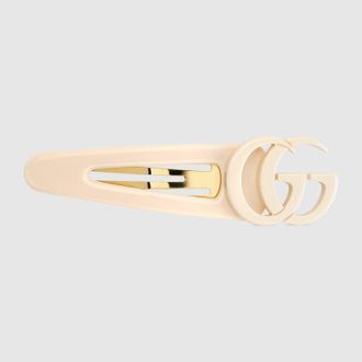 Gucci Hair Clip With Double G, Resin, Resin