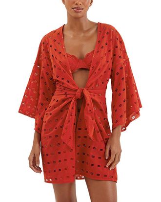 Vix Eyelet Perola Short Cover Up